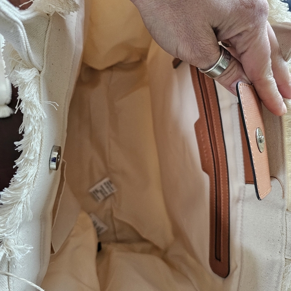 Rae Dunn Bundle NWT Beach Tote, sunglasses pouch, and small zip pouch. - Picture 7 of 11